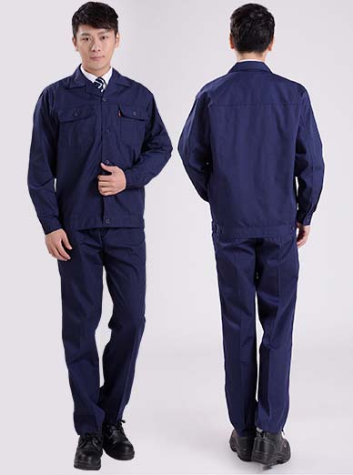 耐磨夏季長袖工作服工地工程服批發印字