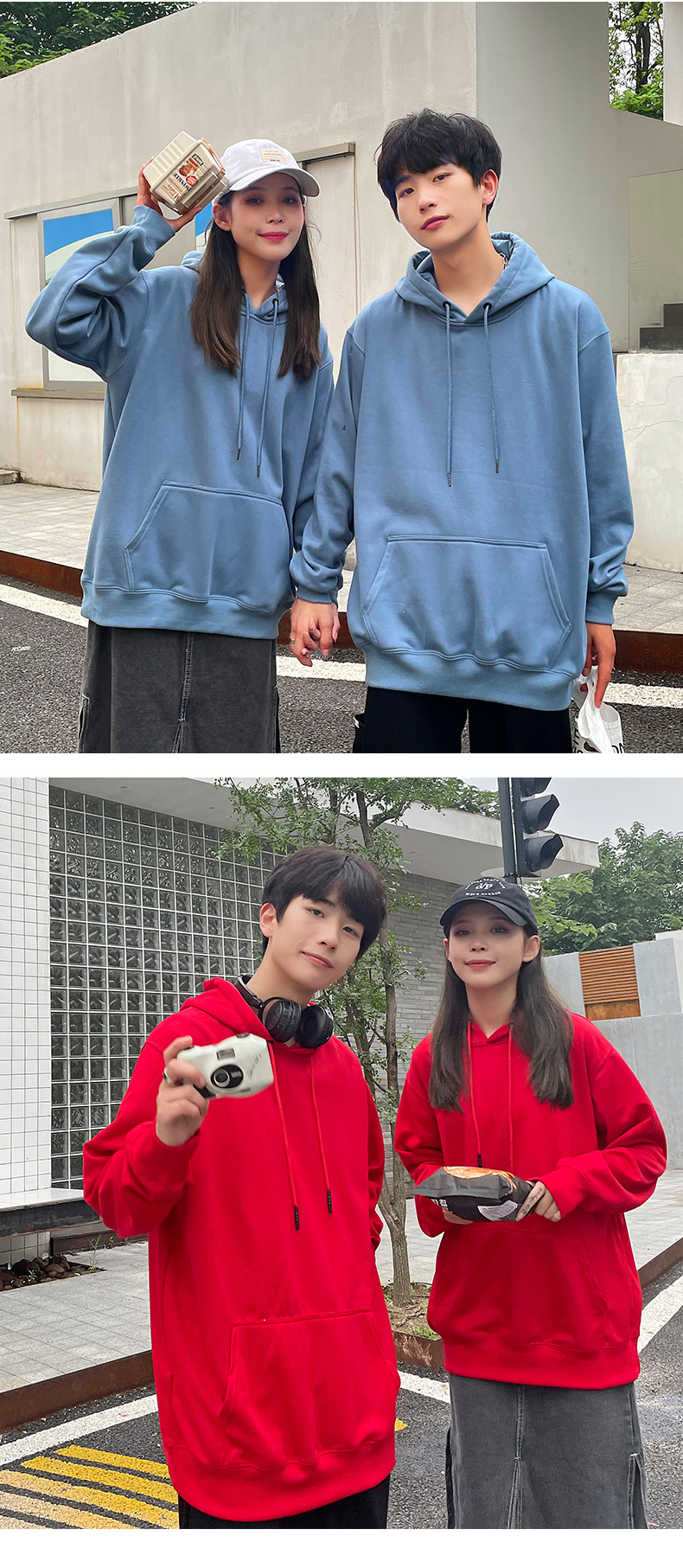 純棉連帽套頭衛衣新款工作服印字加絨冬季落肩重磅高端班服印logo